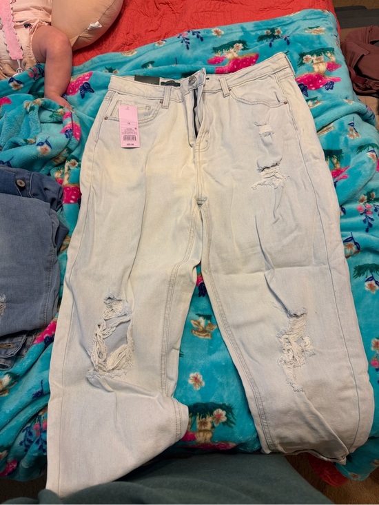 Target Denim - Target Light Blue Distressed Boyfriend Jeans